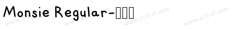 Monsie Regular字体转换
